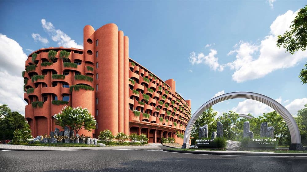 Perspective of The Coffee Boutique Hotel & Convention Center Complex