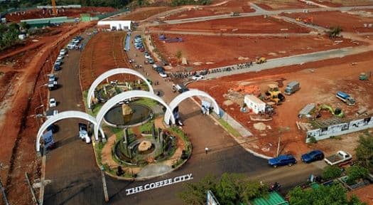 TIẾN ĐỘ XÂY DỰNG THÀNH PHỐ CÀ PHÊ THÁNG 5/2018