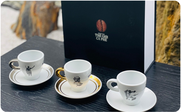 Bộ 3 ly Espresso 3 văn minh cà phê Ottoman – Roman – Thiền